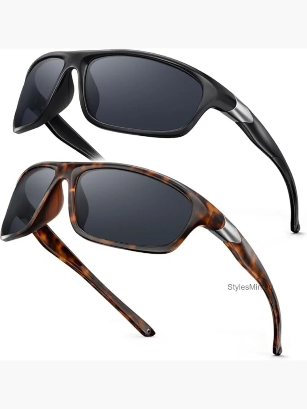 Polarized Sports Sunglasses UV400 Protection TR90 Wrap Around Unisex